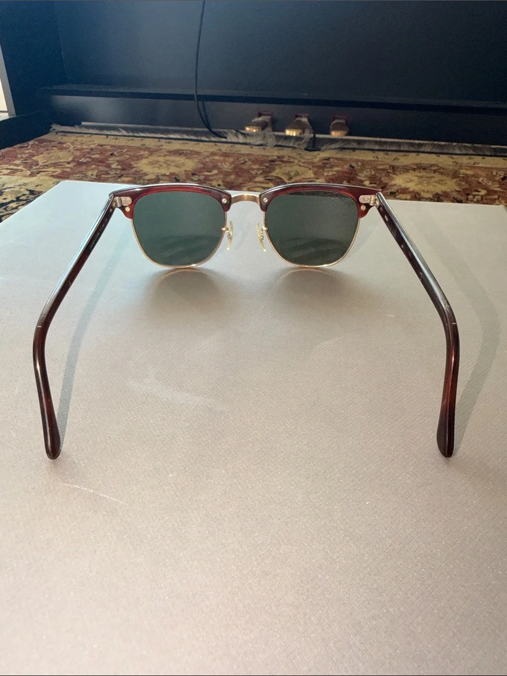 Ray-Ban Clubmaster Sunglasses- Tortoise & Gold